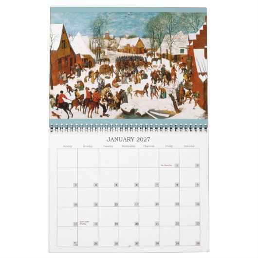 Pieter Bruegel de Ouderen 2016 Kalender (Jan 2027)