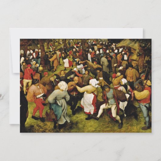 Pieter Bruegel De Ouderen - De bruiloft (Voorkant)