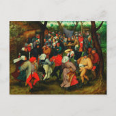 Pieter Bruegel De Ouderen - De bruiloft Briefkaart (Voorkant)