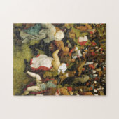 Pieter Bruegel De Ouderen - De bruiloft Legpuzzel (Horizontaal)