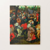 Pieter Bruegel De Ouderen - De bruiloft Legpuzzel (Verticaal)