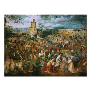 Pieter Bruegel de Ouderen-de Verloop om te variër Foto Afdruk