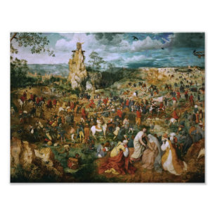 Pieter Bruegel de Ouderen-de Verloop om te variëre Foto Afdruk