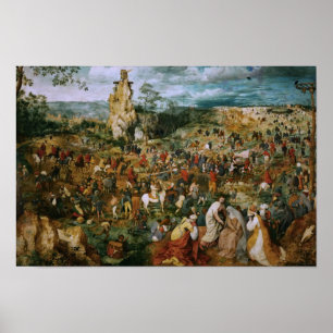 Pieter Bruegel de Ouderen-de Verloop om te variëre Poster