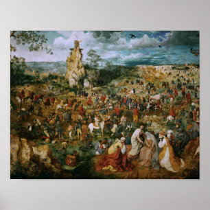Pieter Bruegel de Ouderen-de Verloop om te variëre Poster