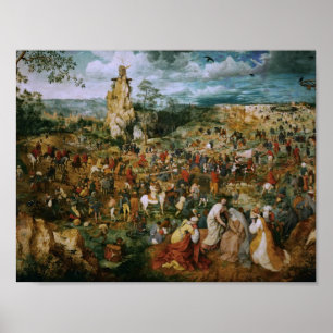 Pieter Bruegel de Ouderen-de Verloop om te variëre Poster