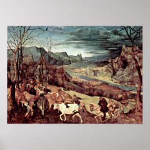 Pieter Bruegel de Ouderen - Herstel van de kudde Poster