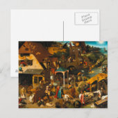 Pieter Bruegel De Ouderen - Het Nederlandse Prover Briefkaart (Voorkant / Achterkant)