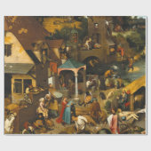 Pieter Bruegel de Ouderen - Het Nederlandse Prover Cadeaupapier (Vlak)
