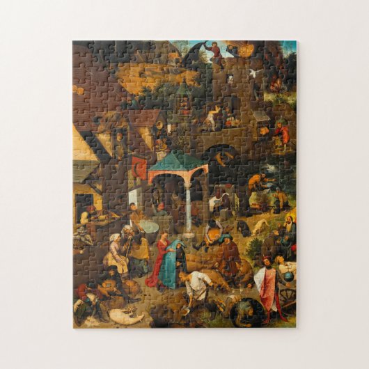 Pieter Bruegel De Ouderen - Het Nederlandse Prover Legpuzzel (Verticaal)