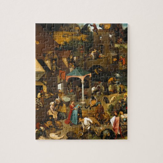 Pieter Bruegel de Ouderen - Het Nederlandse Prover Legpuzzel (Verticaal)