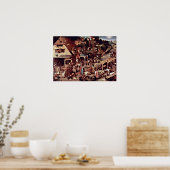 Pieter Bruegel de Ouderen - Het Nederlandse spreek Poster (Keuken)