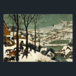 Pieter Bruegel de Ouderen - Jagers in de sneeuw Foto Afdruk<br><div class="desc">Hunters in the Snow (Winter) door Pieter Bruegel the Elder, 1565. Olie op het eiken paneel.</div>