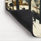 Pieter Bruegel de Ouderen - Jagers in de sneeuw Muismat (Hoek)