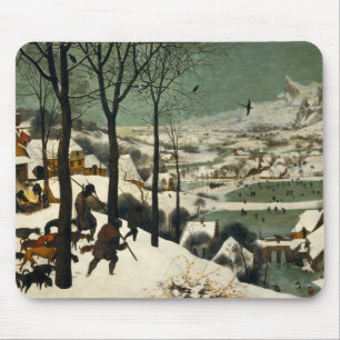 Pieter Bruegel de Ouderen - Jagers in de sneeuw Muismat