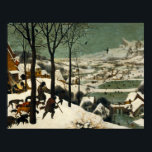 Pieter Bruegel de Ouderen - Jagers in de sneeuw Poster<br><div class="desc">Hunters in the Snow (Winter) door Pieter Bruegel the Elder, 1565. Olie op het eiken paneel.</div>