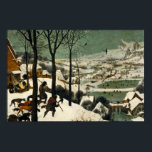 Pieter Bruegel de Ouderen - Jagers in de sneeuw Poster<br><div class="desc">Hunters in the Snow (Winter) door Pieter Bruegel the Elder, 1565. Olie op het eiken paneel.</div>