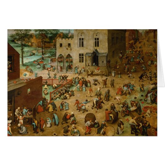 Pieter Bruegel de Ouderen - Kinderspelen (Voorkant Horizontaal)