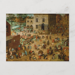 Pieter Bruegel de Ouderen - Kinderspelen Briefkaart