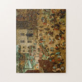 Pieter Bruegel de Ouderen - Kinderspelen Legpuzzel (Verticaal)