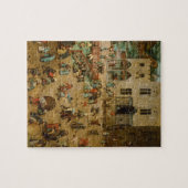 Pieter Bruegel de Ouderen - Kinderspelen Legpuzzel (Horizontaal)