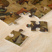 Pieter Bruegel de Ouderen - Kinderspelen Legpuzzel (Zijkant)