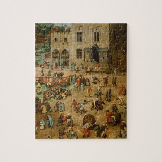 Pieter Bruegel de Ouderen - Kinderspelen Legpuzzel (Verticaal)