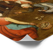 Pieter Bruegel de Ouderen - Kinderspelen Poster (Hoek)