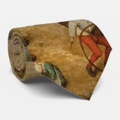 Pieter Bruegel de Ouderen - Kinderspelen Stropdas (Opgerold)