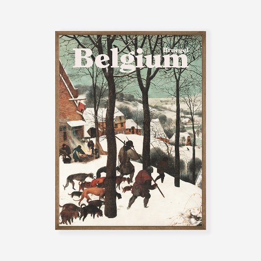 Pieter Bruegel Elder Hunters in the Snow 1565 Art Poster