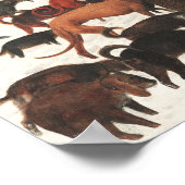 Pieter Bruegel Elder Hunters in the Snow 1565 Art Poster (Hoek)