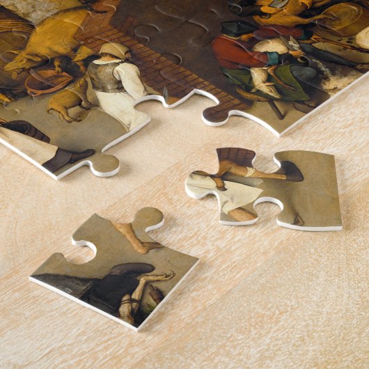 Pieter Bruegel Famous Visual Arts Netherland Prove Legpuzzel (Zijkant)