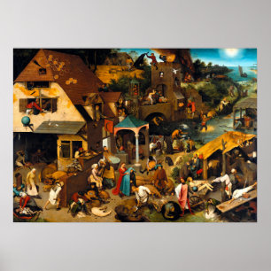 Pieter Bruegel Famous Visual Arts Netherland Prove Poster