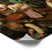 PIETER BRUEGEL - Fight between Carnival and Lent Poster (Hoek)