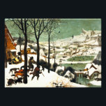 Pieter Bruegel Hunters in de sneeuw Foto Afdruk<br><div class="desc">Pieter Bruegel Hunters in de sneeuwprint. Olieverf op hout uit 1565. Pieter Bruegel de Ouder was een van de grote schilders van de Noordelijke Renaissance. Hunters in de sneeuw is een van de beroemdste schilderijen van de kunstenaar. Het werk omvat jagers en hun jachthonden die over een heuvel bewegen en...</div>