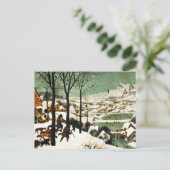 Pieter Bruegel Hunters in het sneeuwBriefkaart Briefkaart (Staand voorkant)