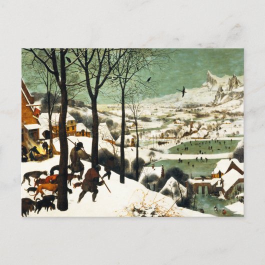 Pieter Bruegel Hunters in het sneeuwBriefkaart Briefkaart (Voorkant)
