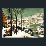 Pieter Bruegel Hunters in het sneeuwPoster Poster<br><div class="desc">Pieter Bruegel Hunters in het sneeuwposter. Olieverf op hout uit 1565. Pieter Bruegel de Ouder was een van de grote schilders van de Noordelijke Renaissance. Hunters in de sneeuw is een van de beroemdste schilderijen van de kunstenaar. Het werk omvat jagers en hun jachthonden die over een heuvel bewegen en...</div>