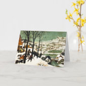 Pieter Bruegel Hunters in het Wenskaart van de Kaart (Gele Bloem)