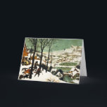 Pieter Bruegel Hunters in het Wenskaart van de Kaart<br><div class="desc">Pieter Bruegel Hunters in het wenskaart van de Sneeuw. Olieverfschilderij op hout van 1565. Pieter Bruegel Ouder was één van de grote schilders van de Noordelijke Renaissance. De jagers in de Sneeuw is één van de beroemdste schilderijen van de kunstenaar. Het werk kenmerkt jagers en hun jachthonden die zich over...</div>