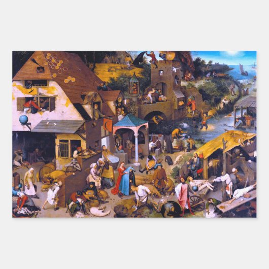 Pieter Bruegel Inpakpapier Vel (Voorkant 2)