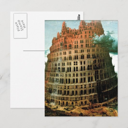 Pieter Bruegel is de 'kleine' toren van Babel Briefkaart (Voorkant / Achterkant)