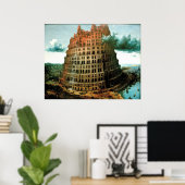 Pieter Bruegel is de 'kleine' toren van Babel Poster (Thuiskantoor)