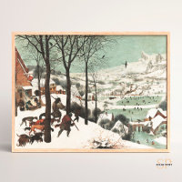 Pieter Bruegel Jagers in de Sneeuwkunst