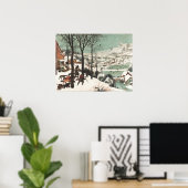 Pieter Bruegel Jagers in de Sneeuwkunst Poster (Thuiskantoor)