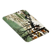 Pieter Bruegel Jagers in de Sneeuwmagneet Magneet (Rechterzijde)