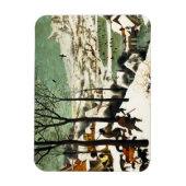 Pieter Bruegel Jagers in de Sneeuwmagneet Magneet (Verticaal)