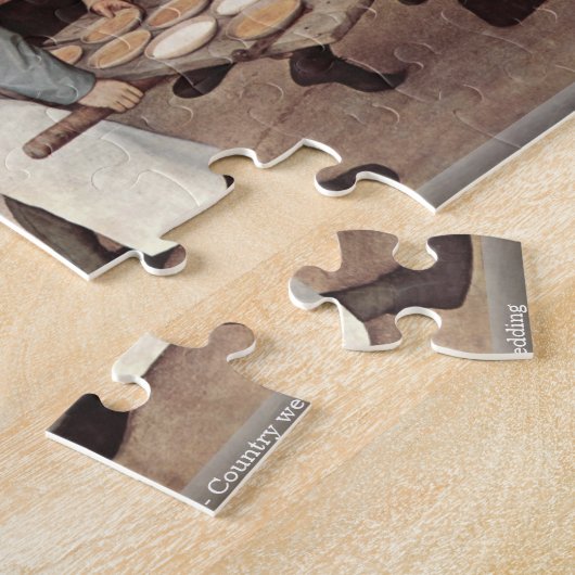 Pieter Bruegel - Landbruiloft Legpuzzel (Zijkant)