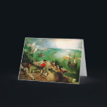 Pieter Bruegel Landscape met de Herfst van Icarus Kaart<br><div class="desc">Pieter Bruegel Landscape met de Herfst van het wenskaart van Icarus. Olie op canvas van 1560s. Één van de meest besproken mythologische schilderijen van al tijd. Landschap met de Herfst van Icarus door Pieter Bruegel de Oudere eigenschappen een rijke landschapsscène met landbouwers, vissers en varende schepen. Icarus zelf is enkel...</div>