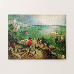 Pieter Bruegel Landschap met de Herfst van Icarus Legpuzzel